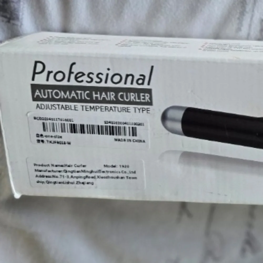 Professional Automatic Hair Curler | Adjustable Temp | 1” Ceramic Barrel | NIB